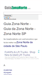 Mobile Screenshot of guiazonanorte.com