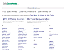 Tablet Screenshot of guiazonanorte.com